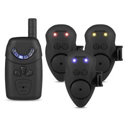 Lixada Lixadan kalastussyöttihälytyssarja kannettavalla kotelolla Kalastussyöttihälytys Aseta valoisa kalastussyötti-ilmaisin Digitaalinen kalastus...