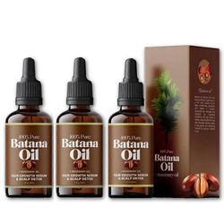 3x Batanaöljy hiusten kasvuun Batanaöljy 100% Pure&Natural -edistää hiusten hyvinvointia