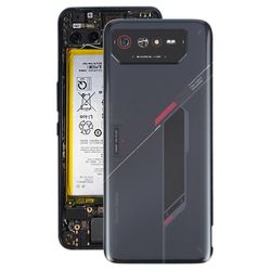 Asus ROG Phone 6 AI2201-C AI2201-F lasipariston takakansi NFC/valokaapelilla (musta punainen)
