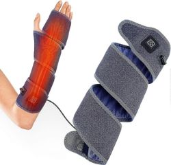 Erittäin pitkä lämpötyynyn kääre kivunlievitykseen, lämmitetty tyyny ranteelle, käsivarrelle, nilkalle, kyynärpäälle ja jalalle