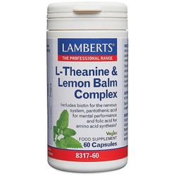 Lamberts L-teaniini & Lemon Melam Complex kapselit 60 (8317-60)