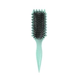 Bounce Curl Brush, Bounce Curl Defining Brush, Boar Bristle Hair Brush Styling Lysegrøn