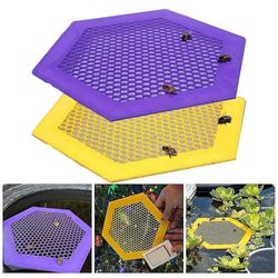 Bee Insect Waterer, kelluva Bee Island-Bee Waterer, painettu kelluva mehiläissaari, 50% tarjous Keltainen