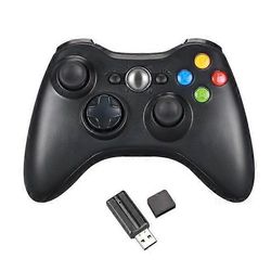 Xbox 360:n langattoman/langallisen xbox 360 -ohjaimen peliohjain langattomalle XBOX 360 Console 2.4G -ohjaussauvalle XBOX360 PC -peliohjaimelle Joy...