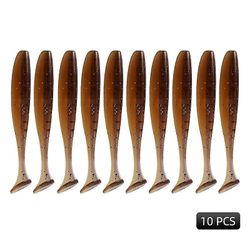 Wobblers Karpe Fiskeri Soft Lokker Silikone Kunstig Plast Easy Shiner Lokkemad Type 5 65mm 10pcs