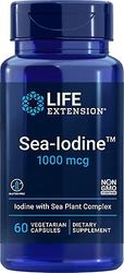 Life Extension Elämää pidentävä merijodi 1000 mcg 60 kasviskapselia
