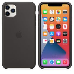 Apple silikondeksel til iPhone 11 pro / 11 pro max - svart