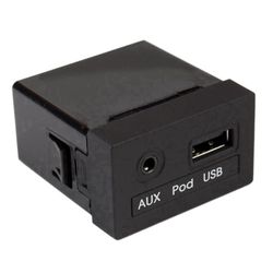 96120-3X000 USB-portkontakt AUX-portadapter for 2011-2013 Svart