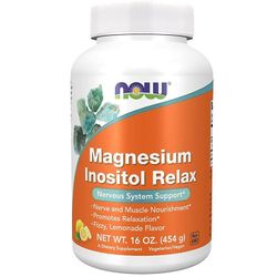NOW Foods NU livsmedel Magnesium Inositol Relax Pulver 454g