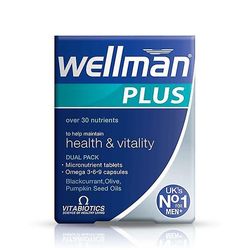 VITABIOTICS WELLMAN PLUS 3.6.9 - 56 tablettia/kapselia
