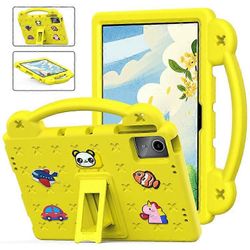 Yhteensopiva Lenovo Tab M11 / Xiaoxin Pad 11 2024 / Xiaomi Redmi Pad SE -kotelon kanssa EVA tabletin kansi Keltainen