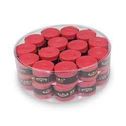 30 stk Tennisketsjer overgrips Padel Over Grips Badminton Over Grips Sved absorberet Wraps Bånd Grips Sweatband Rød