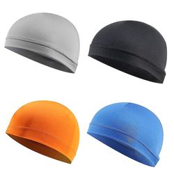 Quick Dry Sykling Cap Hjelm Anti-uv Anti-svette Sports Hat Motorsykkel Bike Riding Sykkel Sykling Hat Unisex Innerhette Nyhet Gul