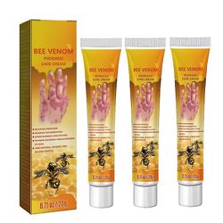 3x Bee Venom Psoriasis Treatment Cream, New Zealand Bee Venom Professional Psoriasis Treatment Cream, beroligende og fuktighetsgivende psoriasis krem