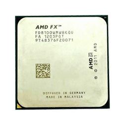 FX-8100 CPU - kanta AM3+, 8 ydintä, 8 säiettä, 2,8 GHz, 8 Mt L3-välimuisti, 95 W.