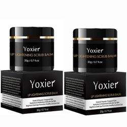 2kpl poistaa tummat huulten huulet Vaaleanpunainen tuore nopeasti vaalentava valkaisuvoidebalsamikäsittely