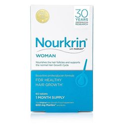 Nourkrin Woman -hiuslisä - 60 tablettia, 1 kuukauden annos
