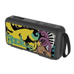 Boeyaa Bærbar Bluetooth Speaker Radio 360 stereo trådløs Bluetooth-højttaler Sort