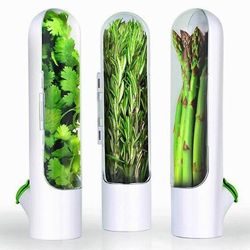 Herb Saver Premium Herb Storage Container holder grønne grøntsager friske Premium Herb Keeper 3stk
