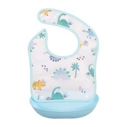 Uclac Tegneserie Baby Bibs Blød Nyfødt Fodring Håndklæde klude Baby Piger Drenge Bandana Bib Blå