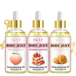 2024 Wild Plus Body Juice Oil Peach Perfect - Wildplus Body Juice Oil, til kroppen Fersken smag