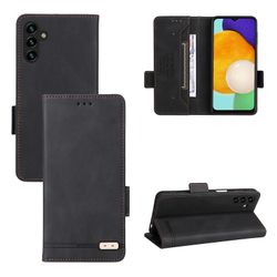 Gangxun Etui til Samsung Galaxy A13 5g læderetui Folio Flip med kreditkortspor Etui Coque Sort
