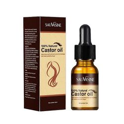 Naturals orgaaninen risiiniöljy (10ml) edistää hiusten, kulmakarvojen ja ripsien kasvua