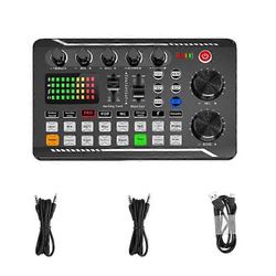 Live-äänikortti, jossa Dj-mikseritehosteet ja äänenvaihtaja, F998 Live Audio Mixer Äänikortin vakiosarja