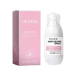Hiusten uudelleenkasvu Rice Nutri Spray, Riisivesi Hiusten Kasvusuihke, Nutri Hair Growth Spray, Nutri Growth Spray vahvemmille ja terveemmille hiu...