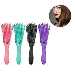 Coosilo Detangling Hår Børste Massage Hair Comb Krøllet Børster Hårbørste Hår Curler lilla