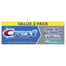 Crest-ruokasooda ja peroksidivalkaisu hammaskivellä, 5,7 oz x 2 ea