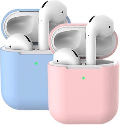 AIR 2X etui til AirPods etui cover skins (AirPods 2 PinkSky Blue)