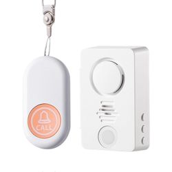 Bett-anturihälytys eläkeläisille, langaton sängyn kello EnergyTehokas soittolaite vanhuksille, lapsille ja yökastelijoille.