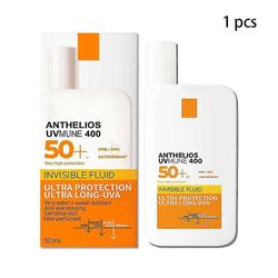 SPF 50 aurinkovoide, erittäin kevyt UV-protetiovoide, 50ml matkakokoinen aurinkovoide vedenpitävä ja hienpitävä miehille, naisille ja lapsille
