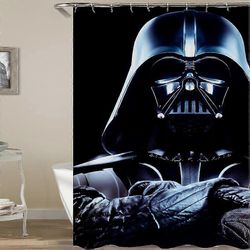 Wexary Kallokuvio vedenpitävä suihkuverho taide Halloween sisustus kylpyhuone verho D