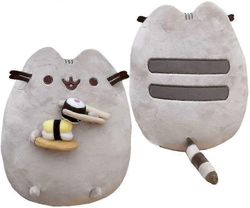 Pusheen Snackables Sushi Syömäpuikot Pehmo täytetty eläinkissa, 7"