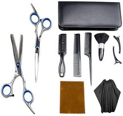 Hår saks sæt af 10 Professional Hair Cutting Saks Udtynding Saks Frisør saks med frisør cape til hjemmet frisør