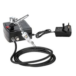 Ammattimainen ilmaharjan ilmakompressorisarja taidemaalaukseen käsityökakun ruiskutusmalli ilmaharjakynsi UK Plug