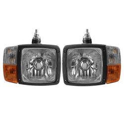 Traktorin perävaunun LED-ajovalot 24 V:n suuntavilkkujen työvalo kaivinkoneen teleskooppikuormaajalle Lo Musta