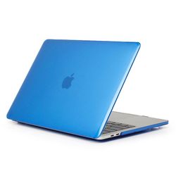 JVY Laptop Crystal Style PC beskyttende sag til MacBook Pro 13,3 tommer A1989 (2018) (Mørkeblå)