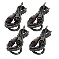 4kpl 6,56 FT IP68 jatkojohto johto vedenpitävä 6pin uros naisten liittimet RGBW led rock light maastoauto 4X4WD kuorma-auto vene mönkijä