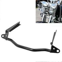 Moottoripyörän kiiltävä musta ohimenevä valopalkkikiinnitys vuosille 2002-2017 Harley Softail Classic Fatboy Flstf Heritage