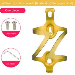 Aluminium Alloy Cykel kedelholder integreret mountainbike dobbelt stil vand kop holder guld Bilateral style