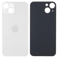 IPhone 13 6.1 tuuman akkukotelon kannen korjausosa (kameran linssin rengasreiän vakioversio) Valkoinen iPhone 13 6.1 inch