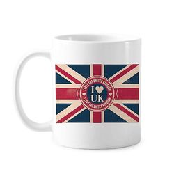 Jeg elsker Det Forenede Kongerige Union Jack Uk Flag Classic Krus