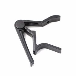 Universal aluminium legering metal guitar capo, farve sort