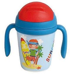 Baby bambus fiber sippy kopper med halm