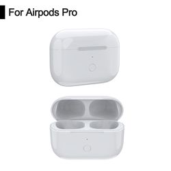For Airpods Pro erstatning trådløs ladeboks med LED-indikator for Airpods 1/2/3 Bluetooth øretelefonladerdeksel popup-vinduer