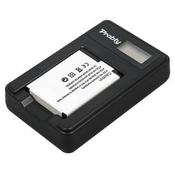 Sajygv Probty New1pcs En El12 batteri + LCD USB-lader for Nikon Coolpix P330 AW110 S9500 S9400 S8000 S610 S620 S70 S9100 S1100 S610c